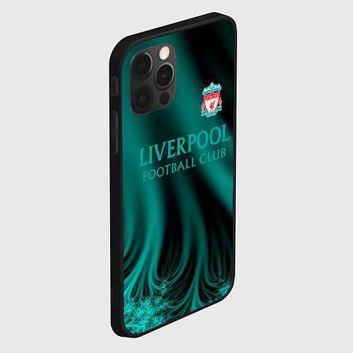 Чехол iPhone 12 Pro Max Liverpool спорт / 3D-Черный – фото 2