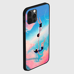 Чехол для iPhone 12 Pro Max Дитя погоды арт, цвет: 3D-черный — фото 2