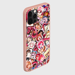 Чехол для iPhone 12 Pro Max Ахегао с щупальцами в цвете, цвет: 3D-светло-розовый — фото 2