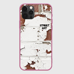 Чехол для iPhone 12 Pro Max Street art Wall!, цвет: 3D-малиновый