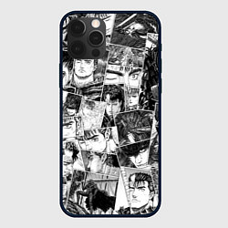 Чехол для iPhone 12 Pro Max Berserk pattern, цвет: 3D-черный