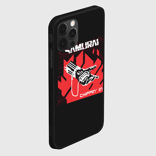 Чехол iPhone 12 Pro Max SAMURAI Chippin In / 3D-Черный – фото 2