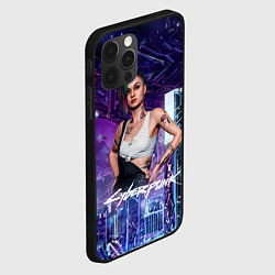 Чехол для iPhone 12 Pro Max Judy Cyberpunk2077 Джуди, цвет: 3D-черный — фото 2