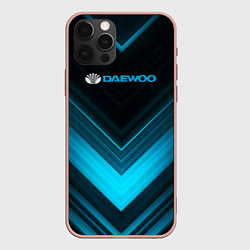 Чехол для iPhone 12 Pro Max DAEWOO ДЭУ спорт, цвет: 3D-светло-розовый