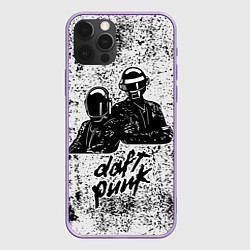 Чехол iPhone 12 Pro Max Daft Punk B&W