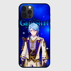 Чехол для iPhone 12 Pro Max Камисато Аято Kamisato Ayato, цвет: 3D-черный