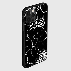 Чехол для iPhone 12 Pro Max 228 rap трещины, цвет: 3D-черный — фото 2