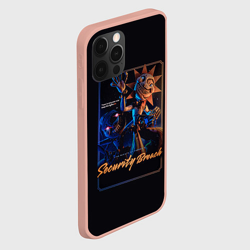 Чехол iPhone 12 Pro Max Five Nights at Freddys: Security Breach Воспитател / 3D-Светло-розовый – фото 2