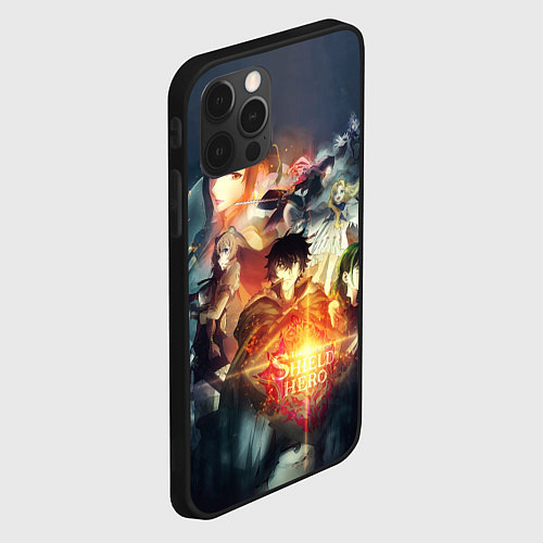 Чехол iPhone 12 Pro Max Anime The Rising of the Shield Hero / 3D-Черный – фото 2