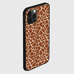 Чехол для iPhone 12 Pro Max Шкура Жирафа - Giraffe, цвет: 3D-черный — фото 2