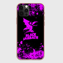 Чехол iPhone 12 Pro Max Black Sabbath metal