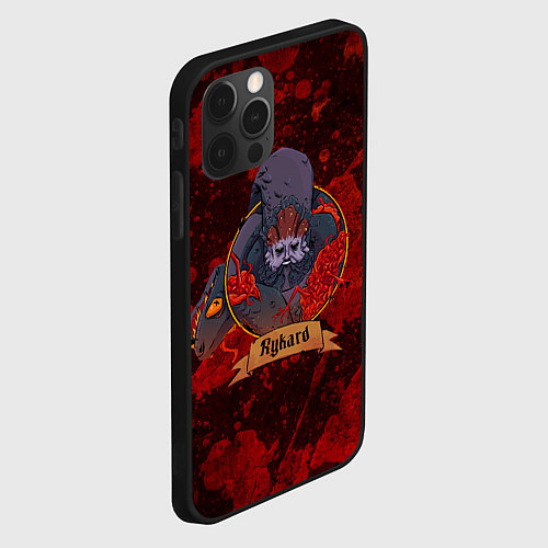 Чехол iPhone 12 Pro Max Elden Ring Rykard Рихард / 3D-Черный – фото 2
