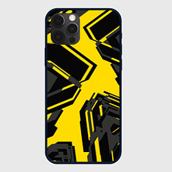 Чехол для iPhone 12 Pro Max Абстракция Город, цвет: 3D-черный
