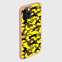 Чехол для iPhone 12 Pro Max Камуфляж Жёлто-Коричневый, цвет: 3D-светло-розовый — фото 2