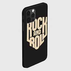 Чехол для iPhone 12 Pro Max ROCK AND ROLL Рокер, цвет: 3D-черный — фото 2