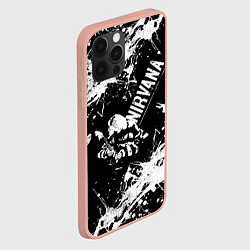 Чехол для iPhone 12 Pro Max NIRVANA краска, цвет: 3D-светло-розовый — фото 2