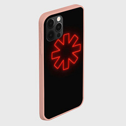 Чехол для iPhone 12 Pro Max RHCP Neon, цвет: 3D-светло-розовый — фото 2