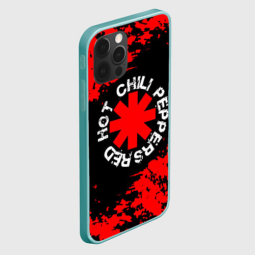 Чехол iPhone 12 Pro Max Red hot chili peppers RHCP / 3D-Мятный – фото 2