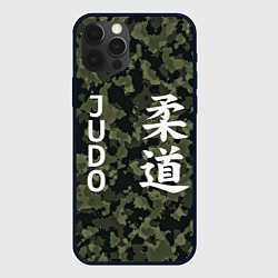 Чехол для iPhone 12 Pro Max JUDO МИЛИТАРИ, цвет: 3D-черный