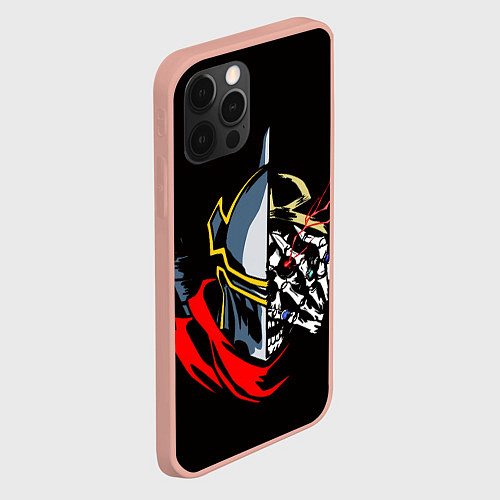 Чехол iPhone 12 Pro Max Overlord Повелитель / 3D-Светло-розовый – фото 2
