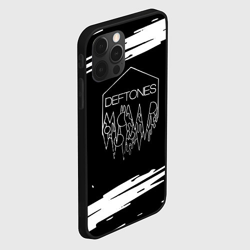 Чехол iPhone 12 Pro Max Deftones / 3D-Черный – фото 2