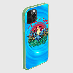 Чехол для iPhone 12 Pro Max Summer vibes Летнее настроение, цвет: 3D-салатовый — фото 2