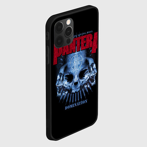 Чехол iPhone 12 Pro Max Pantera Domination / 3D-Черный – фото 2