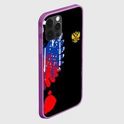 Чехол для iPhone 12 Pro Max Герб russia, цвет: 3D-сиреневый — фото 2