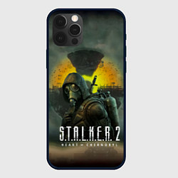 Чехол для iPhone 12 Pro Max S T A L K E R 2 Heart of Chernobyl Сталкер 2 Сердц, цвет: 3D-черный
