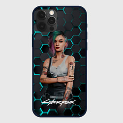 Чехол для iPhone 12 Pro Max Cyberpunk2077 Джуди, цвет: 3D-черный