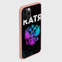 Чехол для iPhone 12 Pro Max Катя Россия, цвет: 3D-светло-розовый — фото 2