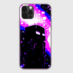 Чехол для iPhone 12 Pro Max MINECRAFT - CREEPER, цвет: 3D-серый