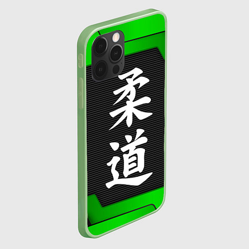 Чехол iPhone 12 Pro Max JUDO GREEN / 3D-Салатовый – фото 2