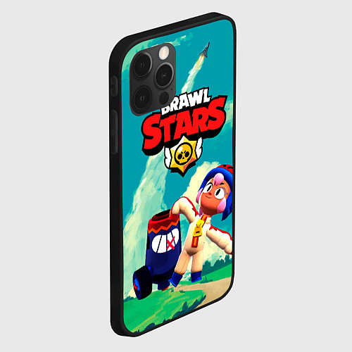 Чехол iPhone 12 Pro Max Brawlstars Выстрел Бонни Bonny / 3D-Черный – фото 2