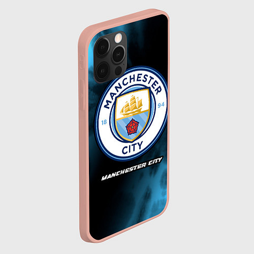 Чехол iPhone 12 Pro Max МАНЧЕСТЕР СИТИ Manchester City 5 / 3D-Светло-розовый – фото 2