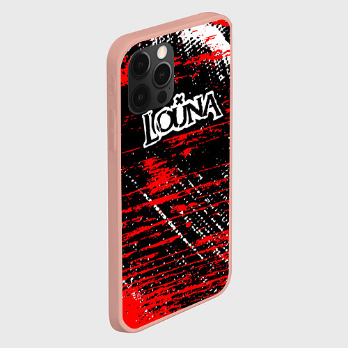 Чехол iPhone 12 Pro Max Louna краски / 3D-Светло-розовый – фото 2