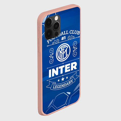 Чехол iPhone 12 Pro Max Inter FC 1 / 3D-Светло-розовый – фото 2