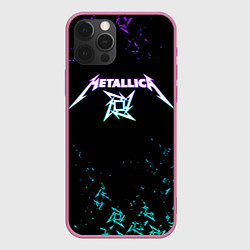 Чехол iPhone 12 Pro Max Metallica металлика neon