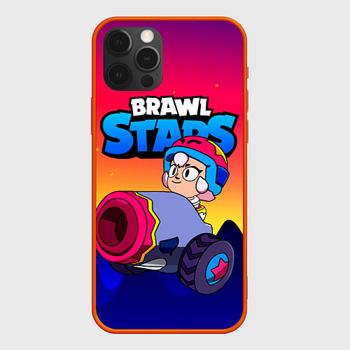 Чехол iPhone 12 Pro Max Bonnie Бонни Brawl Stars / 3D-Красный – фото 1