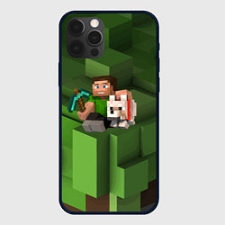 Чехол для iPhone 12 Pro Max Minecraft Heroes Video game, цвет: 3D-черный