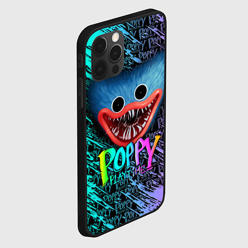 Чехол iPhone 12 Pro Max POPPY PLAYTIME HAGGY WAGGY - ПОППИ ПЛЕЙТАЙМ ХАГГИ / 3D-Черный – фото 2