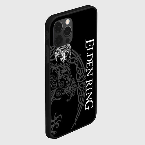 Чехол iPhone 12 Pro Max СВЯТОЕ ДРЕВО МИКЕЛЛЫ ЕЛДЕН РИНГ / 3D-Черный – фото 2