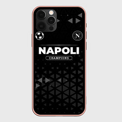 Чехол для iPhone 12 Pro Max Napoli Форма Champions, цвет: 3D-светло-розовый