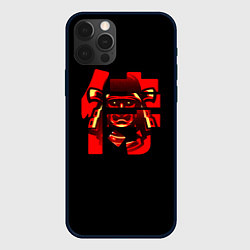 Чехол для iPhone 12 Pro Max Самурай Кандзи, цвет: 3D-черный