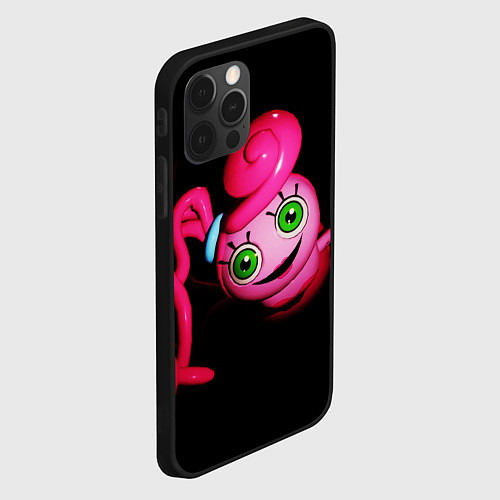 Чехол iPhone 12 Pro Max POPPY PLAYTIME - Mommy long legs - Мама длинные но / 3D-Черный – фото 2