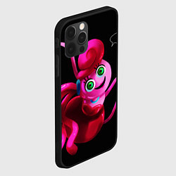 Чехол для iPhone 12 Pro Max POPPY PLAYTIME - Mommy long legs Мама длинные ноги, цвет: 3D-черный — фото 2