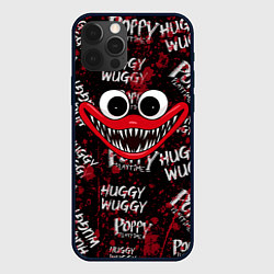 Чехол для iPhone 12 Pro Max КРОВАВЫЙ ХАГГИ ВАГГИ - BLOODY HUGGY WUGGY, цвет: 3D-черный