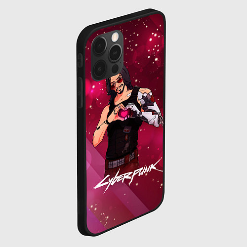 Чехол iPhone 12 Pro Max Love Johnny / 3D-Черный – фото 2