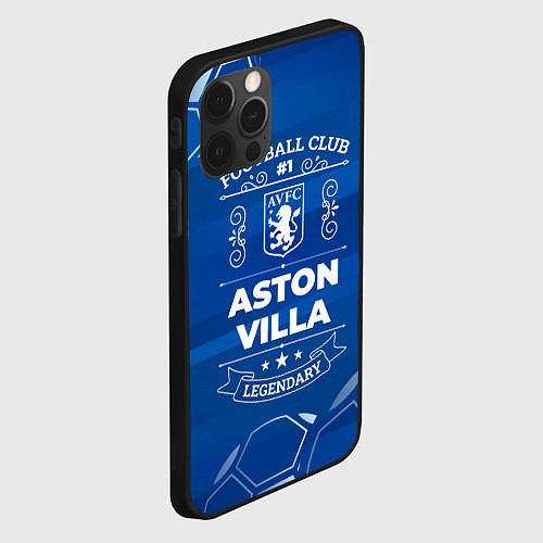 Чехол iPhone 12 Pro Max Aston Villa FC 1 / 3D-Черный – фото 2