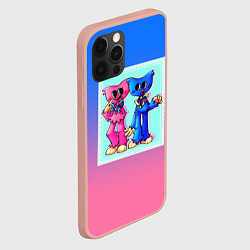 Чехол для iPhone 12 Pro Max Хагги Вагги и Кисси Мисси, цвет: 3D-светло-розовый — фото 2